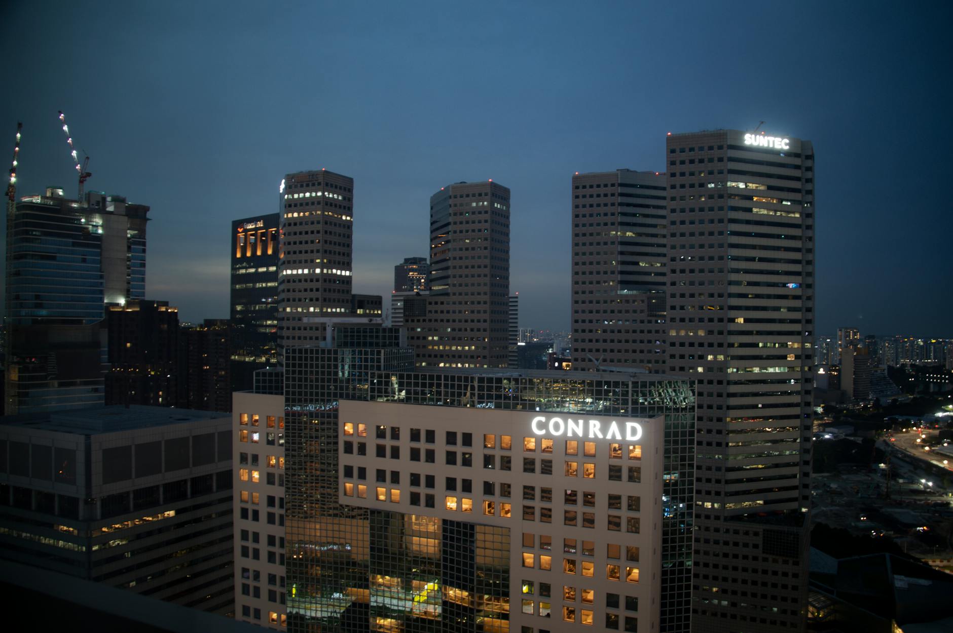 Modern Singapore office printing setup